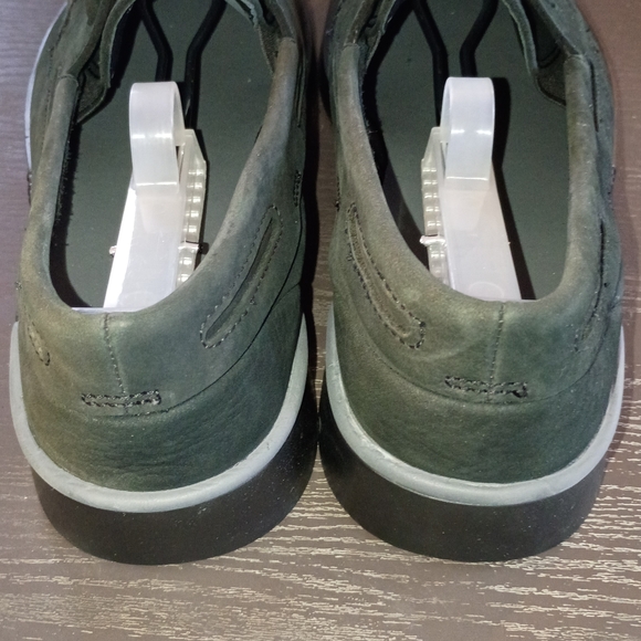 Sperry Men\'s 9M Charcoal Gray Rippled Slip On Unique Loafer NEW GOLD CUP